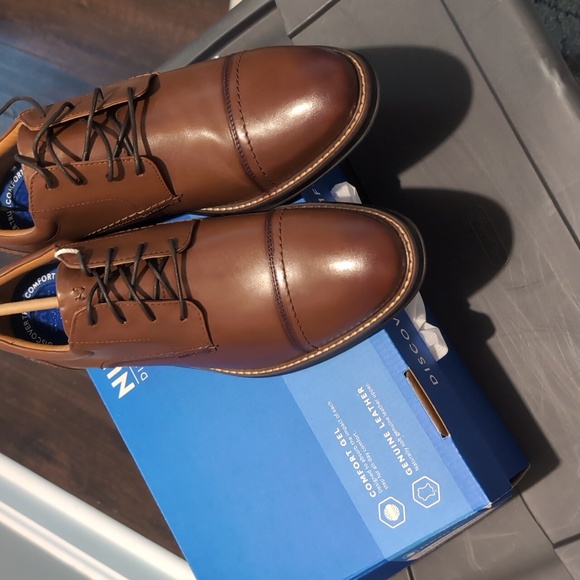 Nunn Bush Brown Leather Oxfords Classic Design 10W - Picture 2 of 5